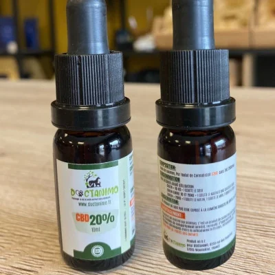 CBD Pour Chien : Huile 20% hautement concentré pour chien et chat