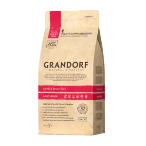 Croquettes Grandorf Agneau et Riz Complet pour Chat Adulte