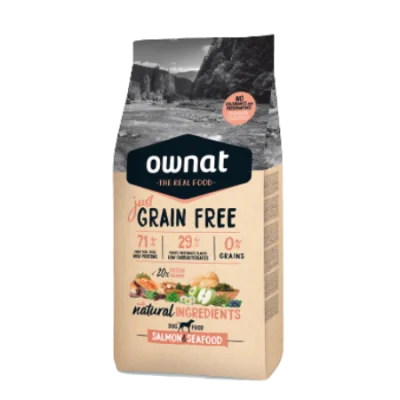 Ownat Grain Free Just Salmon & Seafood Adult - chien