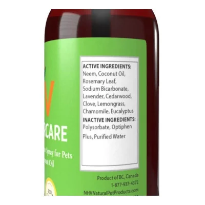 Ingrédients dans le spray Coco Furcare