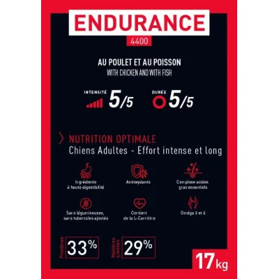 apports nutritionnels croquettes endurance