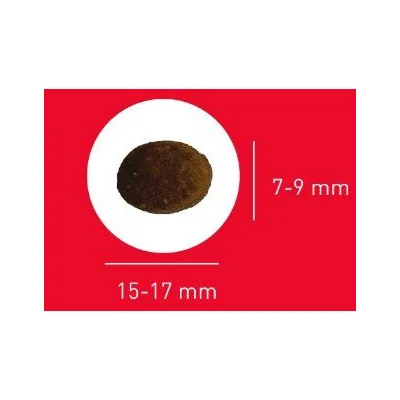 dimensions des croquettes de la gamme endurance