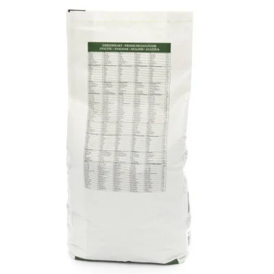 tableau des rations de croquettes Greenheart-Premiums Medium Sensitive Lamb