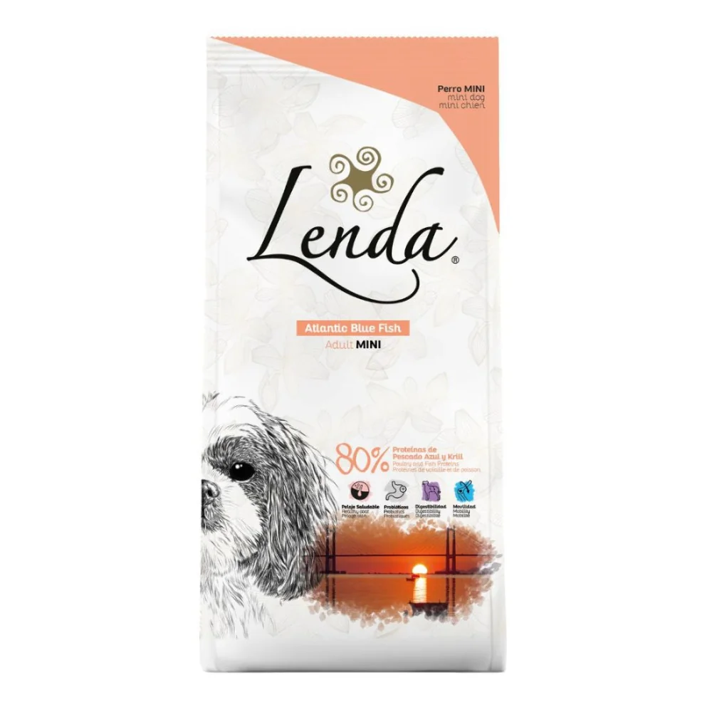 LENDA Chien Mini Atlantic Blue Fish