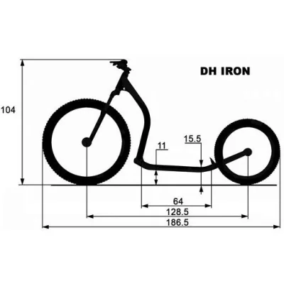Trottinette Descente Gravity Dh Iron