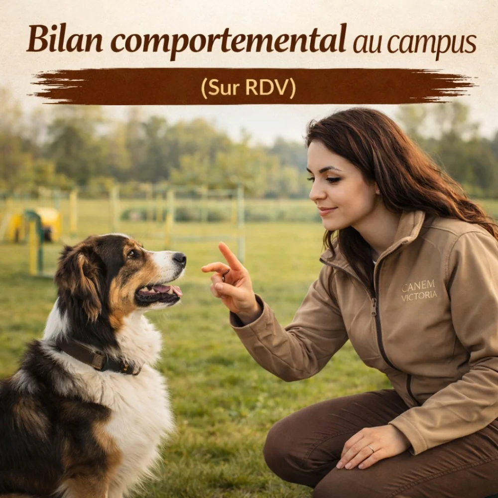 Bilan comportemental chien Toulouse – campus Canem Victoria