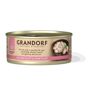 Pâtées Pour Chat Grandorf 6x70Gr 12 Saveurs