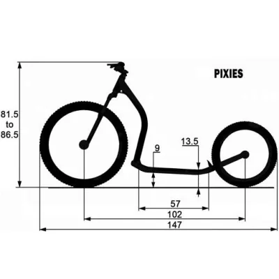 Cani Trottinette Enfant Gravity Pixies
