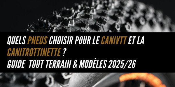 Quels pneus choisir pour le caniVTT et la canitrottinette ? Guide terrain & modèles 2025